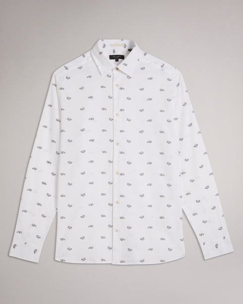 LODEAC-Shirts-Ls Car Print Shirt- Ted Baker Romania